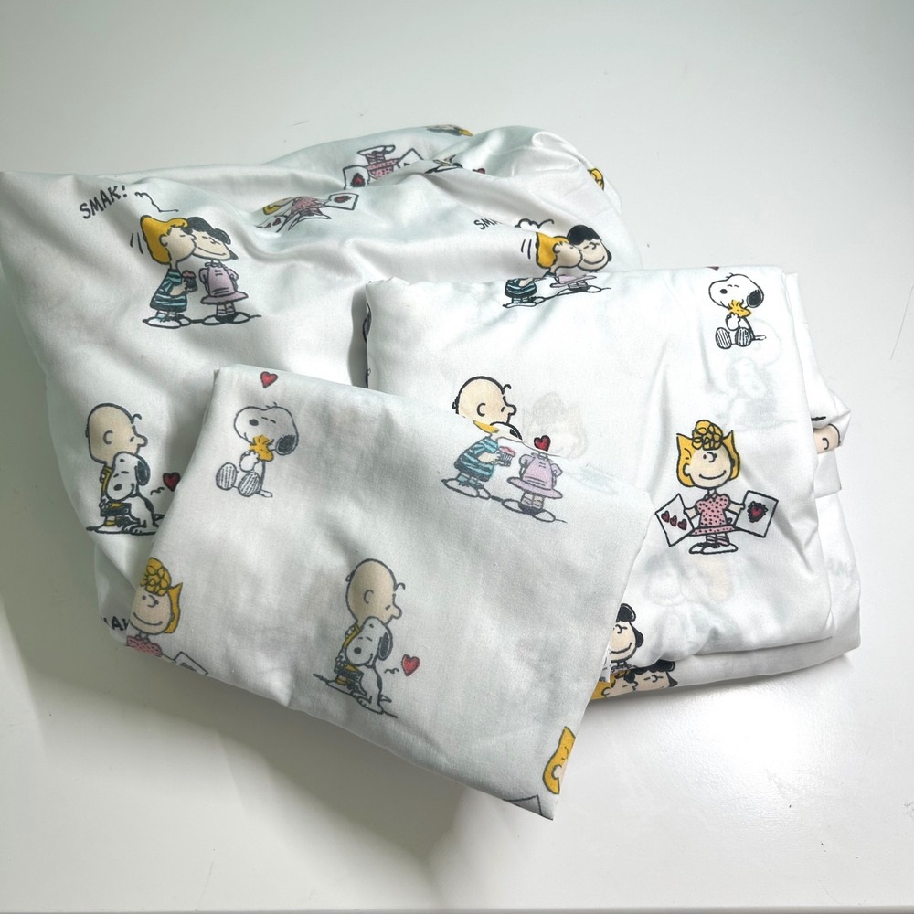 Berkshire Cartoon Character Bedding Sheets - White